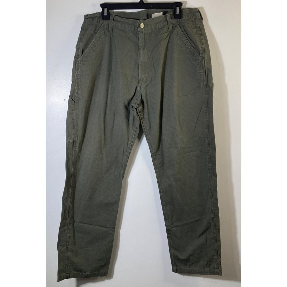 Mens Key Ripstop Utility‎ Pants Green 36 Cotton